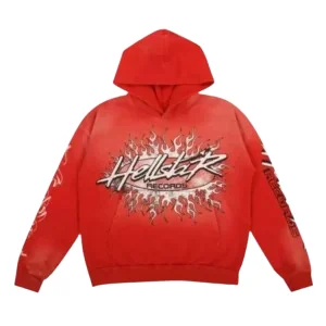 HELLSTAR RECORDS HOODIE RED