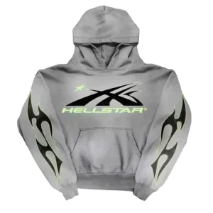 Grey Hellstar Hoodie