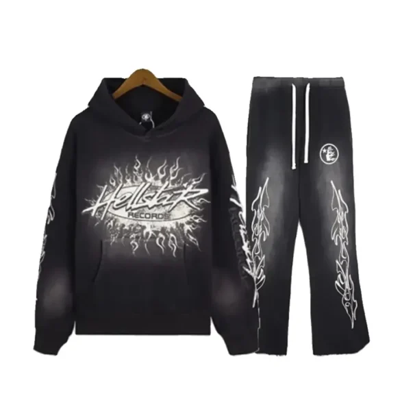 Hellstar Black Studios Records Vintage Tracksuit